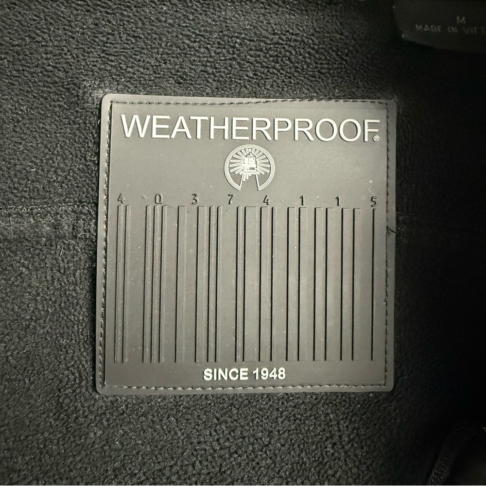 Weatherproof Men’s Black Softshell Jacket Zip Fro… - image 3